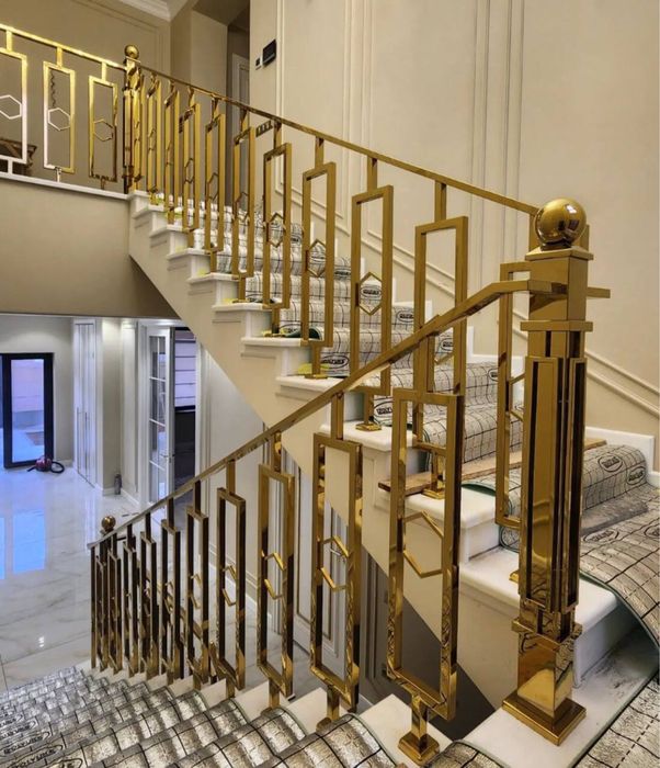 Перила из нержавейки стали .