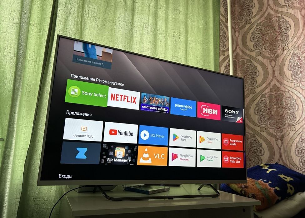 Sony Bravia 110 см smart tv телевизор