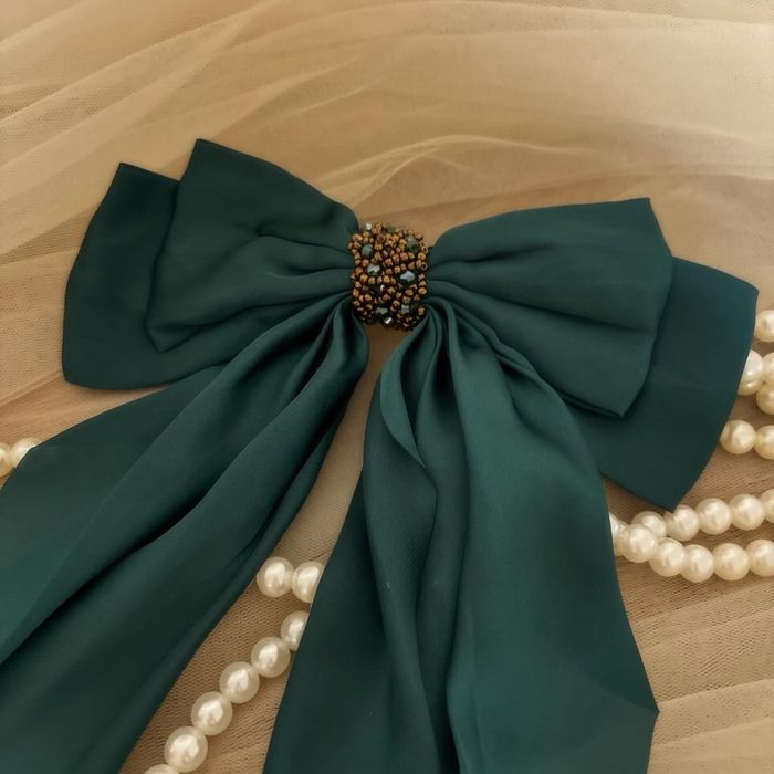 Ръчно изработени панделки за коса с клипс