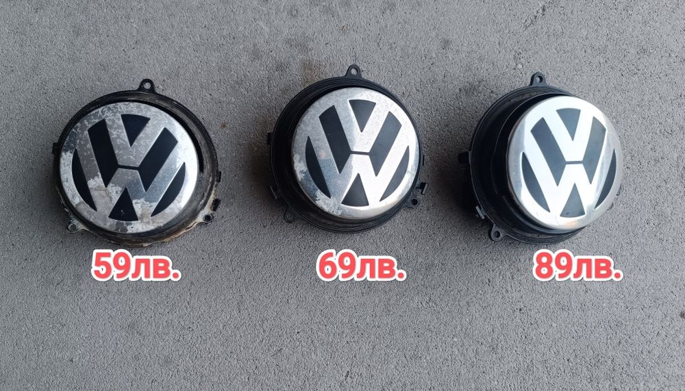 • Оригинални емблеми на VW Golf 5 (предна, задна и за волан) emblema