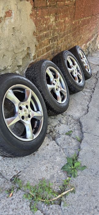 RS DESING джанти със зимни гуми 195/60/15 6,5Jх15 ЕТ38 4x100 цо 63,4