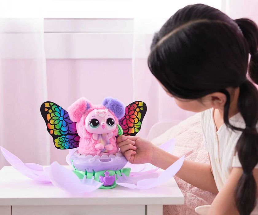 Интерактивна играчка изненада в яйце Hatchimals Bloomables Puppyfly