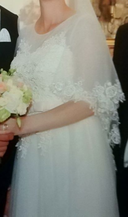 Rochie ocazie, cununie; culoare ivoar