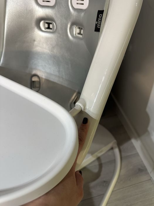 scaun de masa  copii Mina moon silver