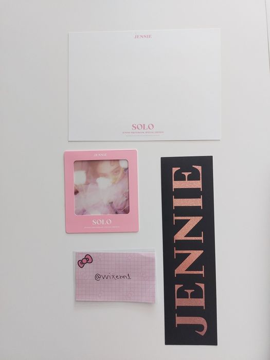Kpop Blackpink Jennie Solo Special edition