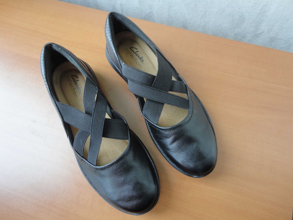 N37,5 Clarks/естествена кожа/дамски обувки
