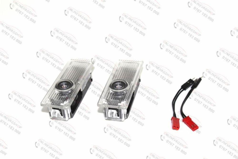 Lampi dedicate cu logo BMW pentru portiere BMW E90 E60 F10 F15 F30, F3