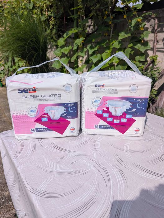 Scutece pentru adulti Seni Super Quatro Medium, 20 buc