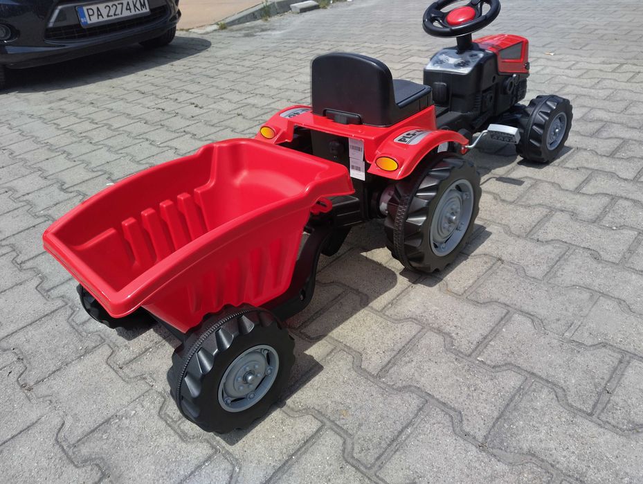 PILSAN Трактор с ремарке PLS-40 червен