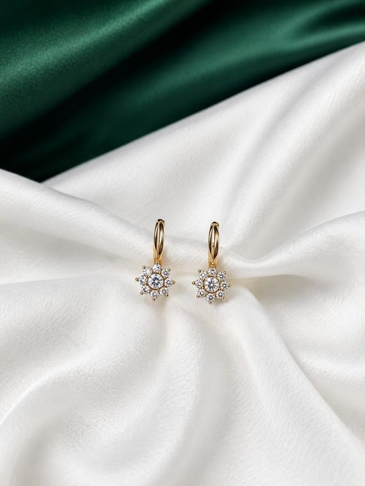 Серьги из золото 585 пробы