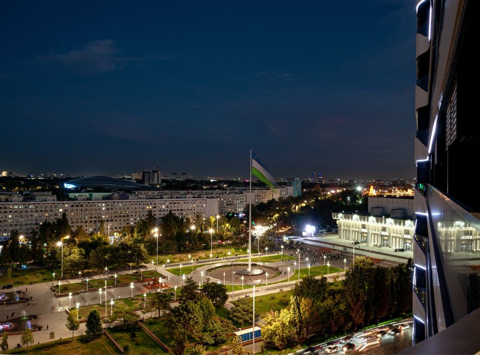 Akash Apartments — суточная студия с видом на Tashkent City