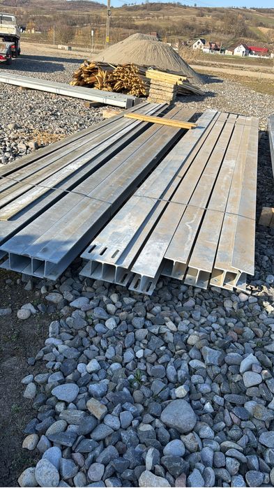 Stalpi metalici zincati hea140//6 m