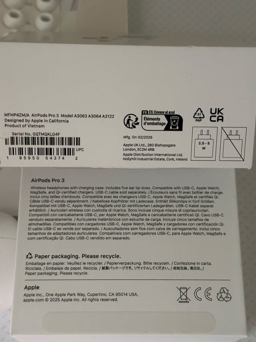 Apple AirPods Pro 3 (noi)
