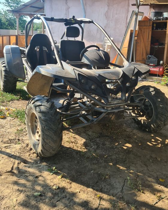 Buggy 500cc Cf Moto 4x4 înmatriculat numar negru.