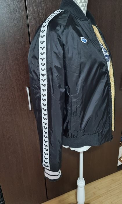 Jacheta cu 2 fețe galben-negru