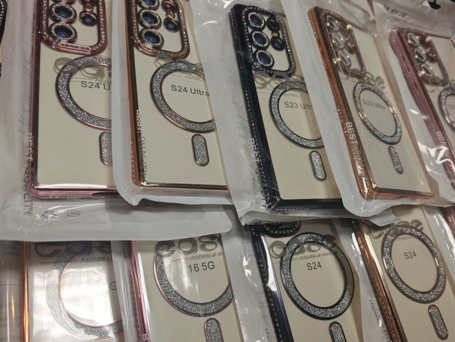 Samsung Galaxy A26,A36,A56,S24,S23/S24 Ultra,A16,A15 блестящи силикони