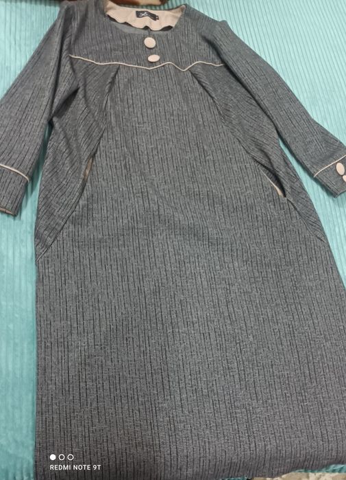 Платье длинное зимнее