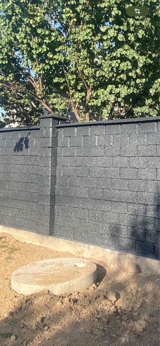 Покраска шлакоблоков