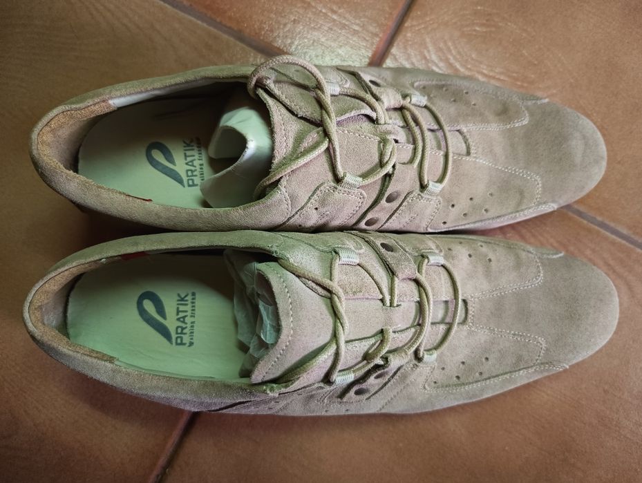 Pantofi piele întoarsă, ghete piele naturala