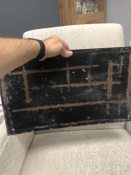 Емайлирана табела от соца