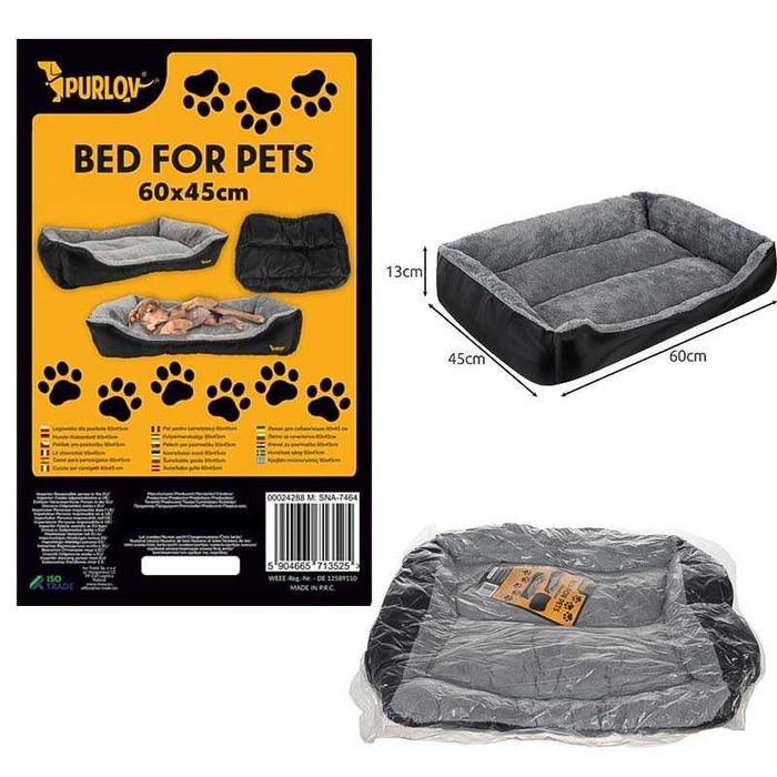 Легло за кучета/котки PURLOV 60×45 см