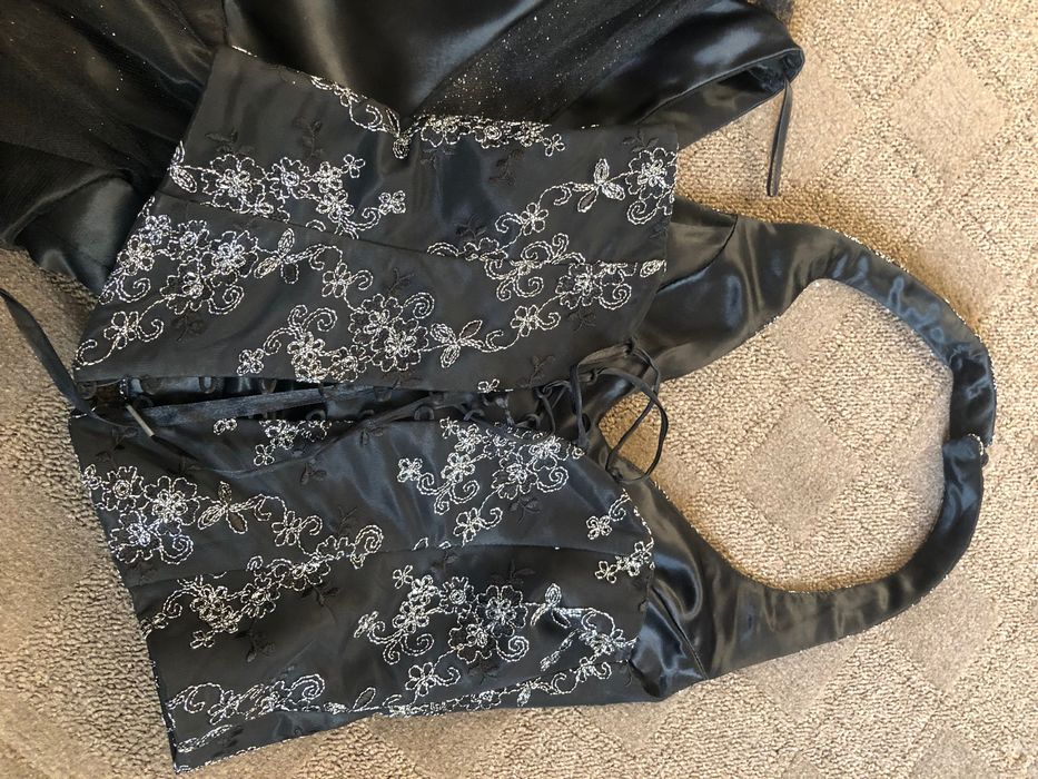 Черна бална/официална рокля