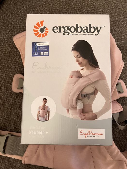 Ergobaby Embrace хибридна раница за бебеносене /от 3.2 кг новородени