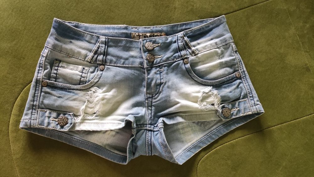 Дънкови къси панталони