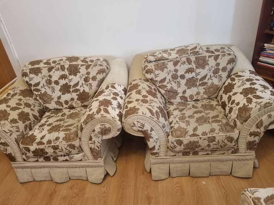 Vand coltar si 2 fotolii extensibile