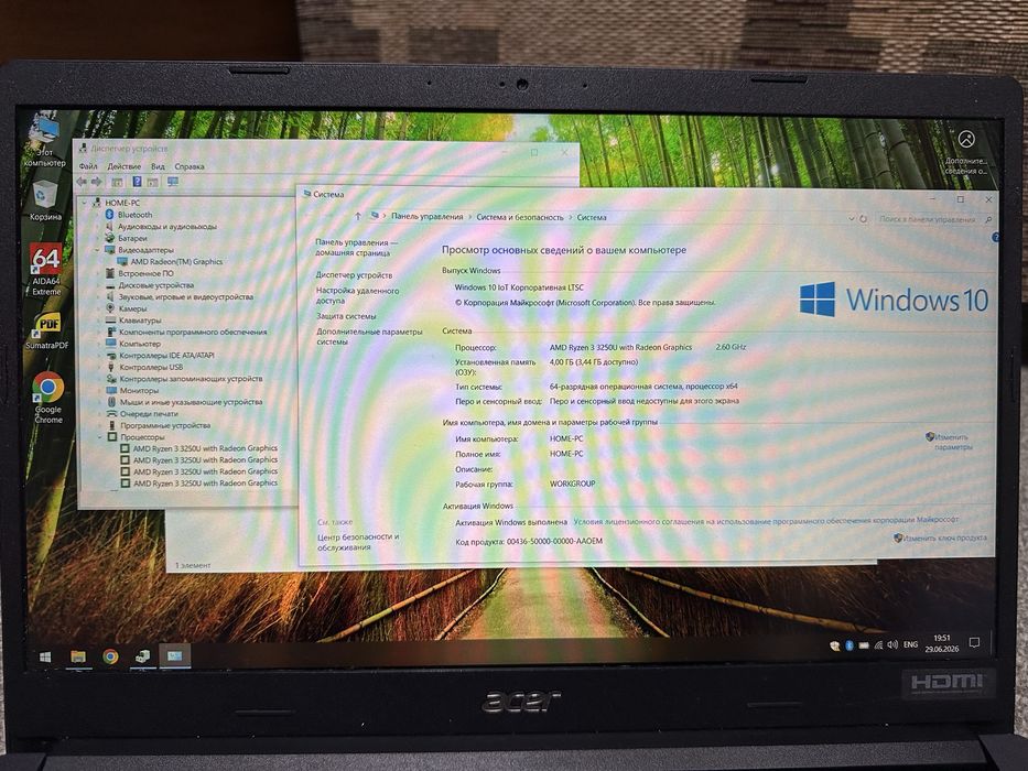 Ноутбук Acer в идеальном состоянии