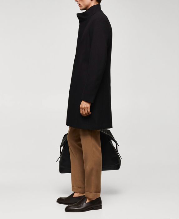 MANGO мъжко палто тъмносиньо