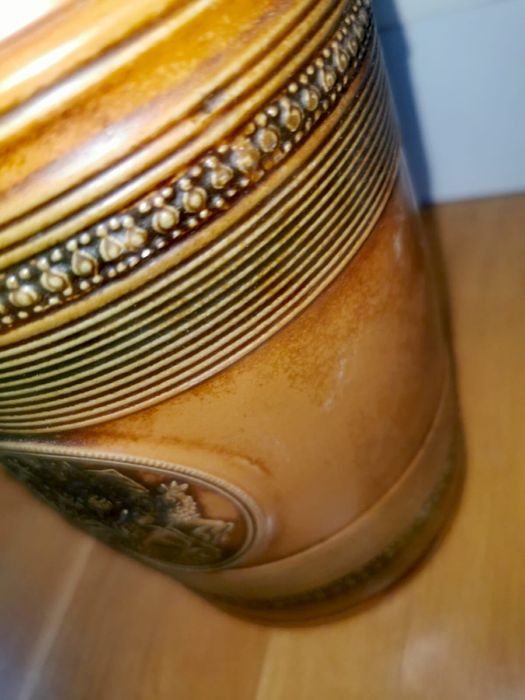 Халба бира огромна керамична капак традиционна ръчна изработка 2,5 л.