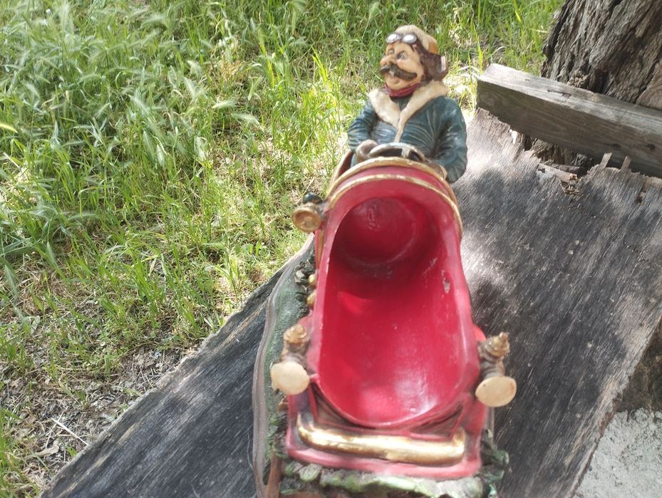 Ретро гипсова Поставка за вино