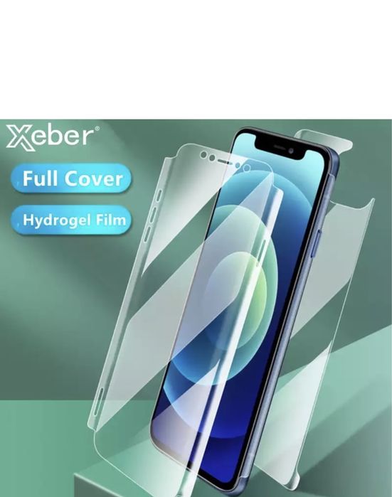 Iphone 14/15/16/17 Pro Max Folie Silicon Fata Spate Transp Fata Spate