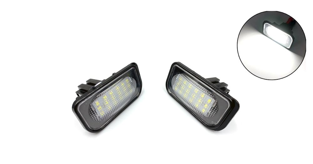 Set 2 Lampi Iluminare numar nr LED pentru Mercedes W203 W211 W219