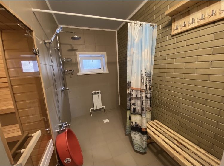 Новая баня на дровах