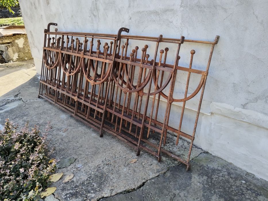 Комплект Стара Кована Ограда, Парапет / 4 Панела / 8 Метра / 120/140кг