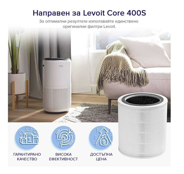 Филтър за пречиствател за въздух Levoit Core 400S