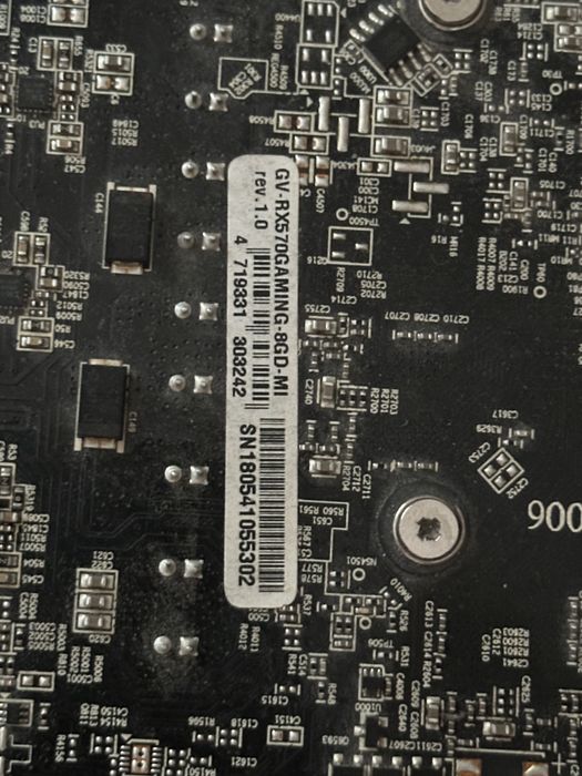 Видеокарта рх570 8gb