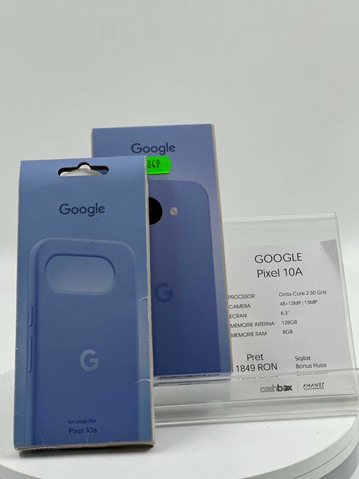 Google Pixel 10a 128GB Sigilat+Husa Garantie 24 de Luni CashBox