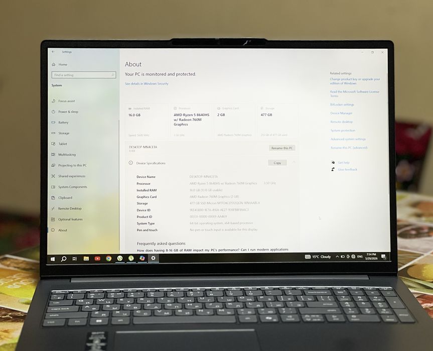 Noutbuk Lenovo Ideapad slim3