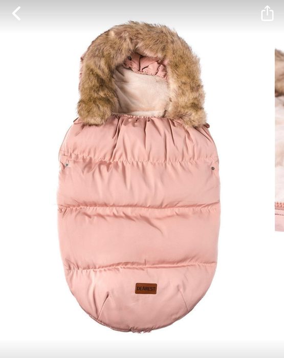 Теплый  зимний конверт в коляску