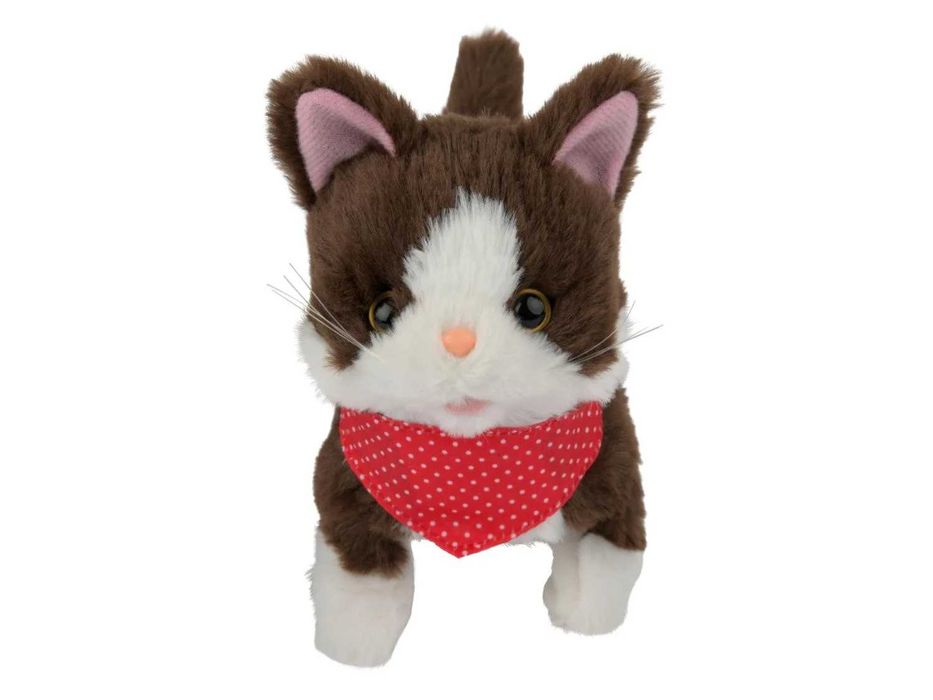 Плюшена играчка коте със звук и движение котка