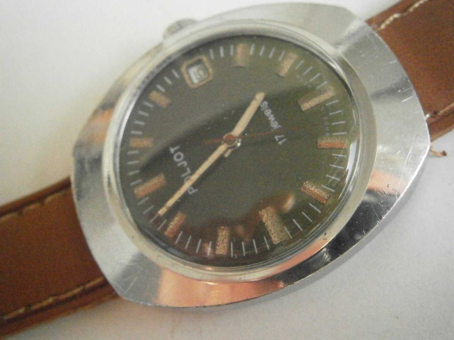 POLJOT, 17 jewels, cal. 2614.2H, 37,0 х 44mm, XL case, made in USSR