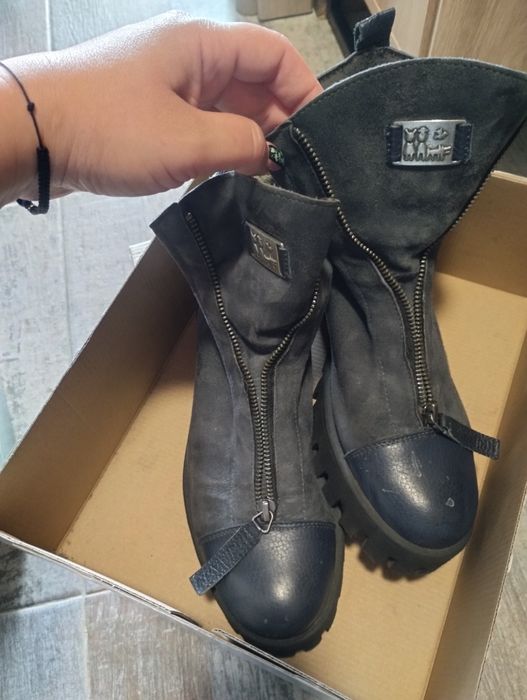 Боти естествена кожа Navvi