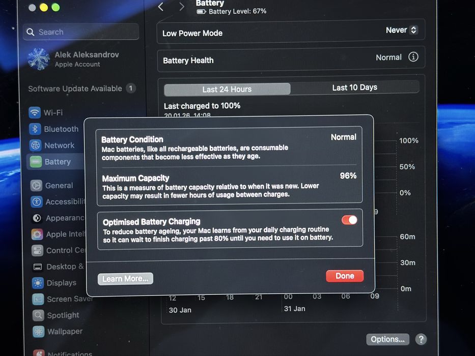 Apple MacBook Air M2 - 13,6 inch. // 256GB // 96% Battery Health