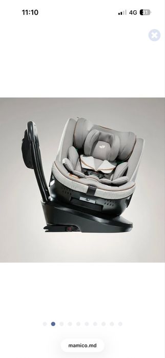 Scaun auto Joie i-Spin Grow 360 Signature Oyster, ISOFIX, i-Size, 0-25 kg, stare impecabilă
