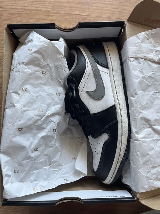Jordan 1 low negri gri