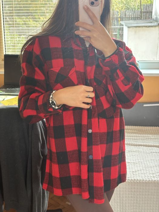 Връхно поларено палто, размер L