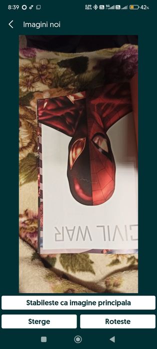 Benzi desenate colectia Marvel - Captain
America 4 si Civil War. Citit